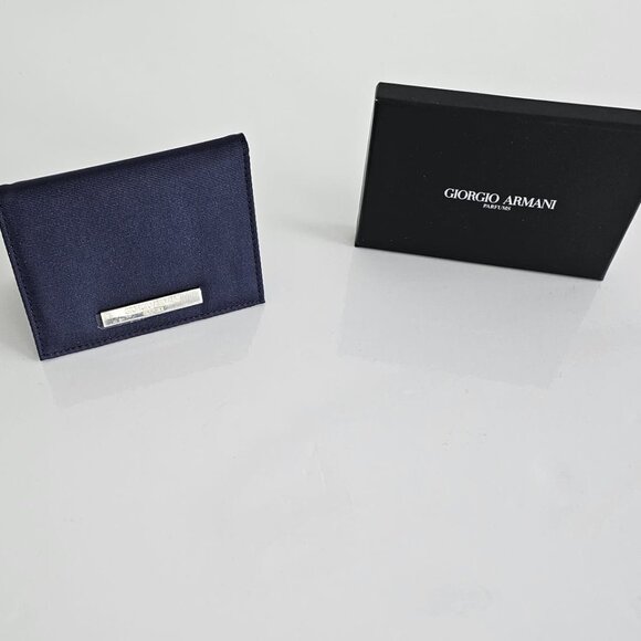 GIORGIO ARMANI CARD HOLDER W MIRROR -NEW!! - Picture 5 of 10